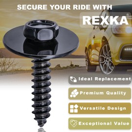 Rexka 30pcs M4.2-1.41 x 20mm Hex Head Tapping Screw for GM Jeep Wrangler 1640810 11500434 11503892