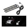 Ohleats Car LED Strip Light, 48 LED RGB Auto Interior