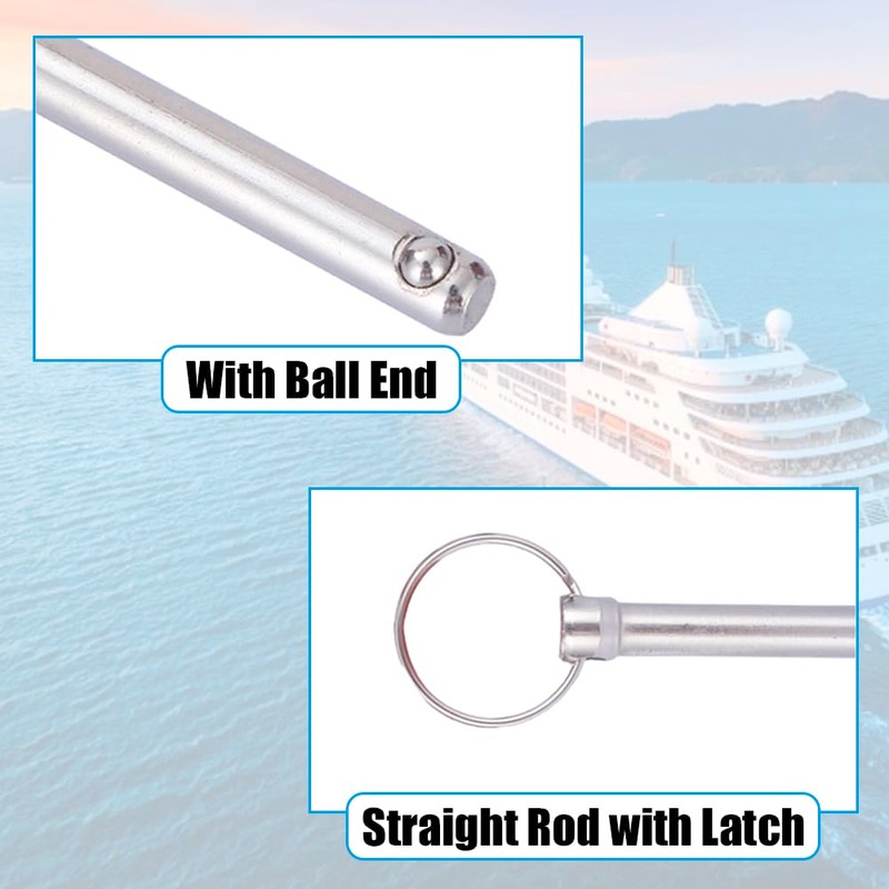 4PCS Quick Release Pins Diameter 6mm Bimini Top Pin with