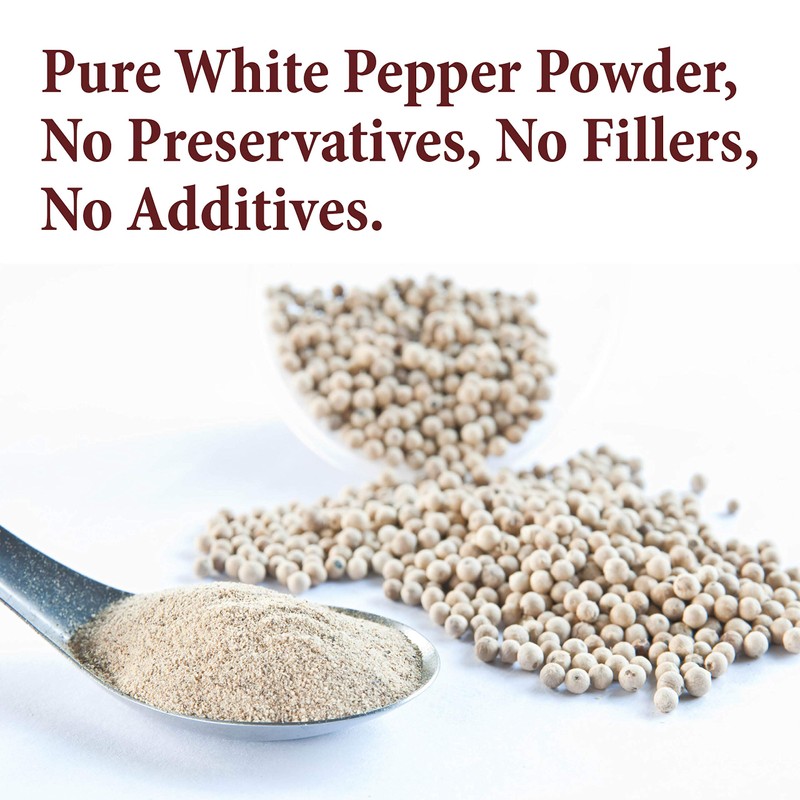 The Spice Way Ground White Pepper - (4 oz) pure