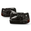 Factory Style Headlights Bumper Lamps Compatible with 92-96 Ford F150