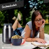 Dimono® Thermobehälter Warmhaltebehälter; Lunch-Box To-Go Lebensmittelbehälter Essensbehälter Speisegefäß aus Edelstahl