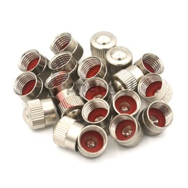20 Stück Ventilkappen VG8 Metall mit Dichtung für Autoventil TR13/TR15
