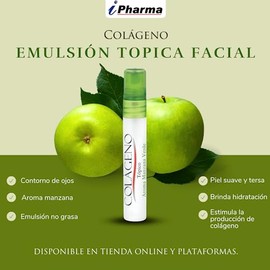 Colágeno Emulsión Tópica Facial Aroma Manzana 7 ml