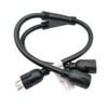 Parkworld 60462 Generator 30 amp Splitter L14-30P Male to (2)