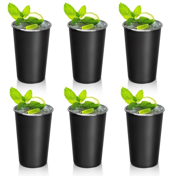 VIDA4U 6 Piezas Vasos de Acero Inoxidable 500 ml, Vasos