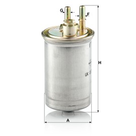 Original MANN-FILTER Fuel filter WK 853/7 – For Passenger Cars