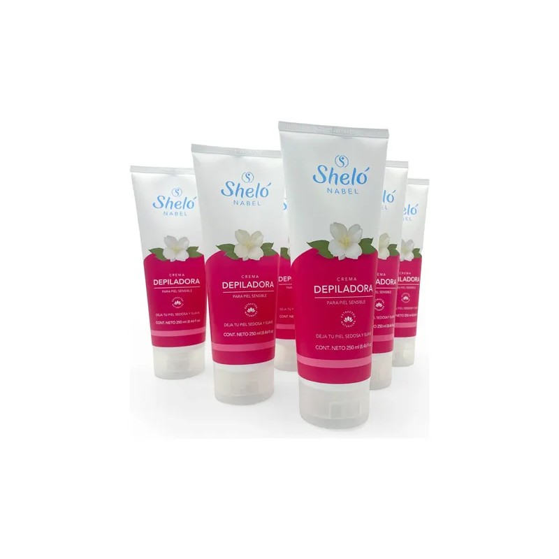 Cremas Depiladoras Para Piel Sensible Sheló Nabel Pack De 3