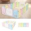 Fortella Cloud Castle Foldable Playpen, Baby Safety Play Yard with
