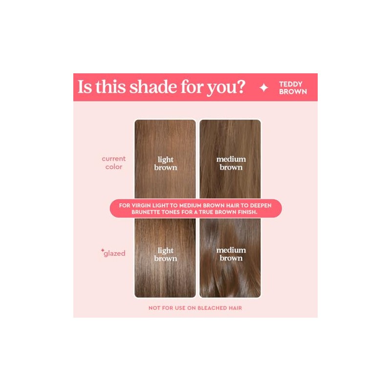 Glaze Super Gloss Color Conditioning Gloss – Teddy Brown for