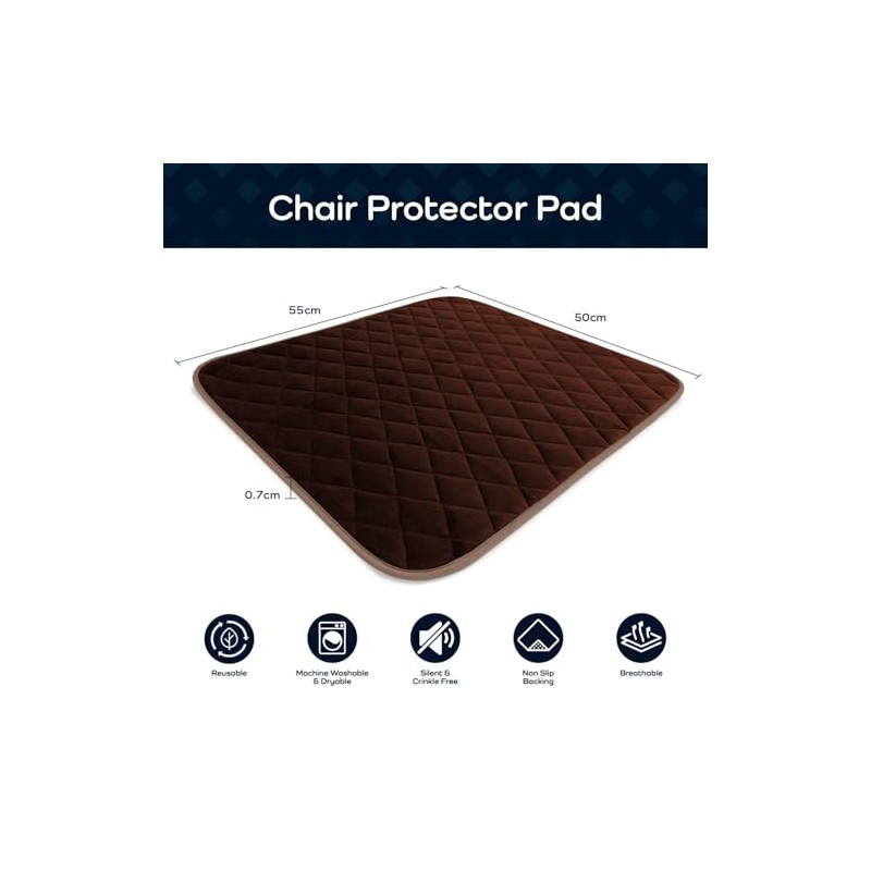 Waterproof seat protector pads | washable chair protector for adults