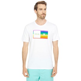 Hurley Pride Halfer Short Sleeve Tee White LG