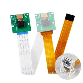 Yahboom Raspberry Pi 5 Camera Module, Raspberry Pi Camera 5 Megapixel Raspberry Pi 5 Transparent Stent x 1, Wire x 1