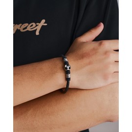 POWWA Football Lovers Gifts - Football Bracelet for Teenage Boys as Birthday