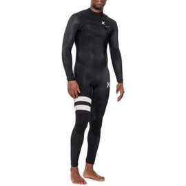 Hurley Mens Wetsuit - Fusion 302 3/2MM Long Sleeve Full Wetsuit with Chest Zip - Glued and Blindstitched Neoprene Full Body Wetsuit (X-Small)