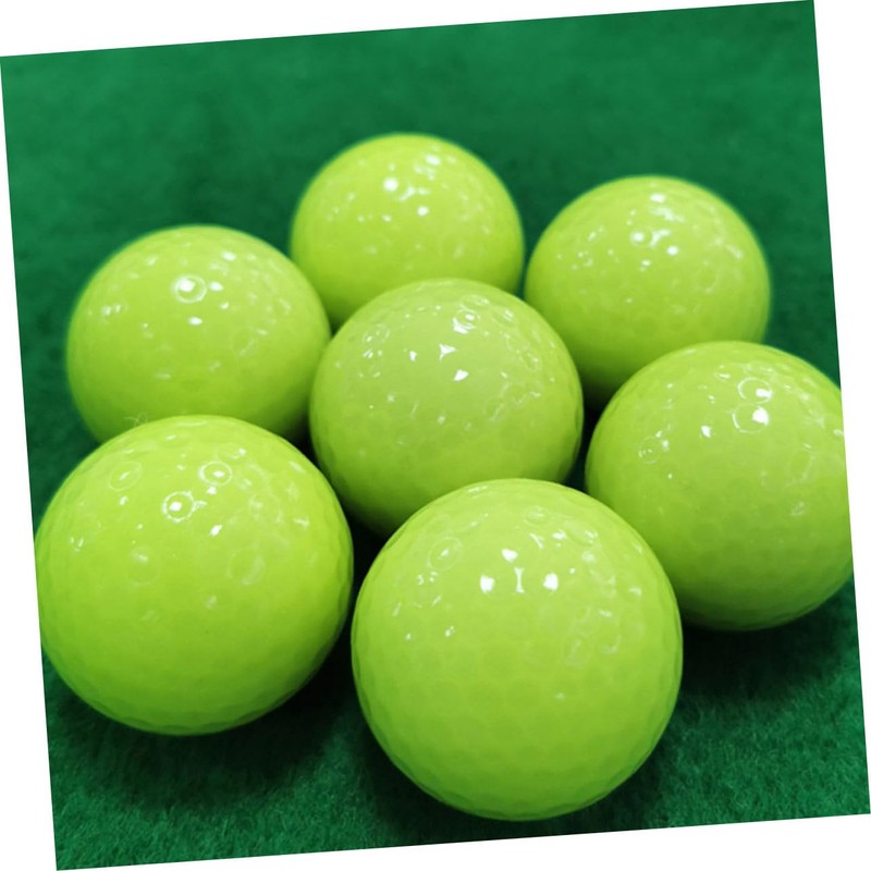 BESPORTBLE 6pcs Golf Fluorescent Ball Lighted Luminous Balls Training Aid
