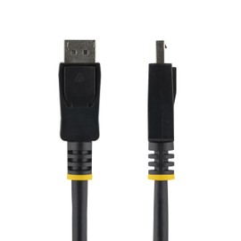 StarTech.com 35ft (10m) DisplayPort Cable - 1920 x 1200p - Displayport to Displayport Cable - DP to DP Cable for Monitor - DP Video/Display Cord - Latching DP Connectors - HDCP & DPCP (DISPLPORT35L)