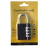 Padlock 4 Digit Combination Lock Security Home - Black