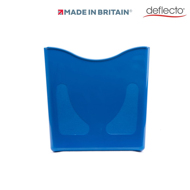 Deflecto 6 Pack Blue Portrait A4 Wall Mounted Document Holder