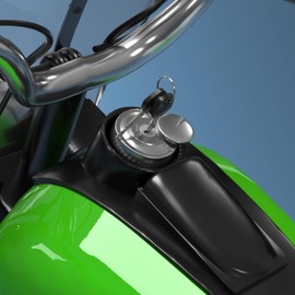 Artudatech Ignition Switch Fuel Gas Cap Lock Set for Kawasaki VN900 Classic 2006-2013, for Kawasaki VN900 Vulcan 900 Classic 2006-2022, for Kawasaki VN900 Custom 2007-2008, 27005-0032