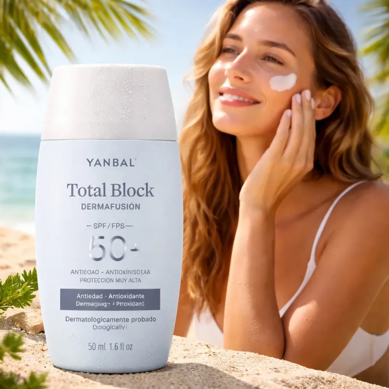 Total Block Dermafusión Spf 50+ Antiedad-antioxidante