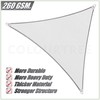 ColourTree 20' x 20' x 20' Beige Triangle Sun Shade