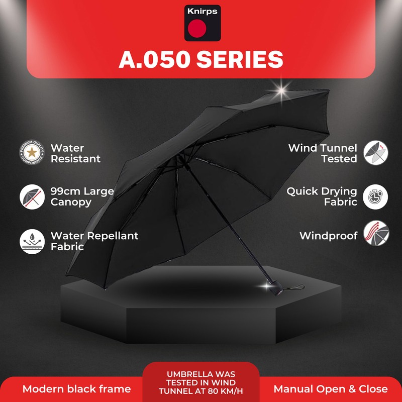 Knirps A.050 Medium Manual Black