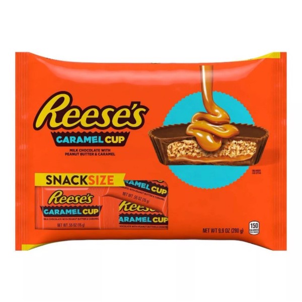 Reese's 〽️ New Exclusive Reeses Caramel Milk Chocolate Peanuts Butter