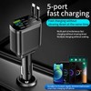 J & R 65W Car Charger, Dual Type-C USB Fast