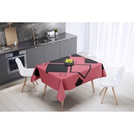 Le Jardin du Lin Kitchen Decoration, Tablecloth, 140 cm x 140 cm, Designed and Manufactured in Turkey