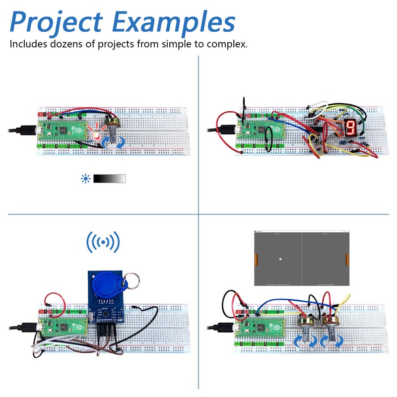 Freenove Ultimate Starter Kit for Raspberry Pi Pico 2 (Included),