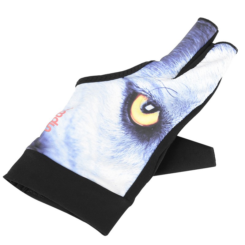 Boodun Unisex Adults 3-Finger Snooker Pool Cue Glove Billiards Shooters