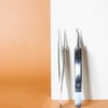 Precision Curved Tweezer for Acne Blackheads Pimples Removal 6ea