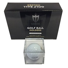 Max Pro Golf Ball Squares - Holder and Display Cases - 12 Cubes