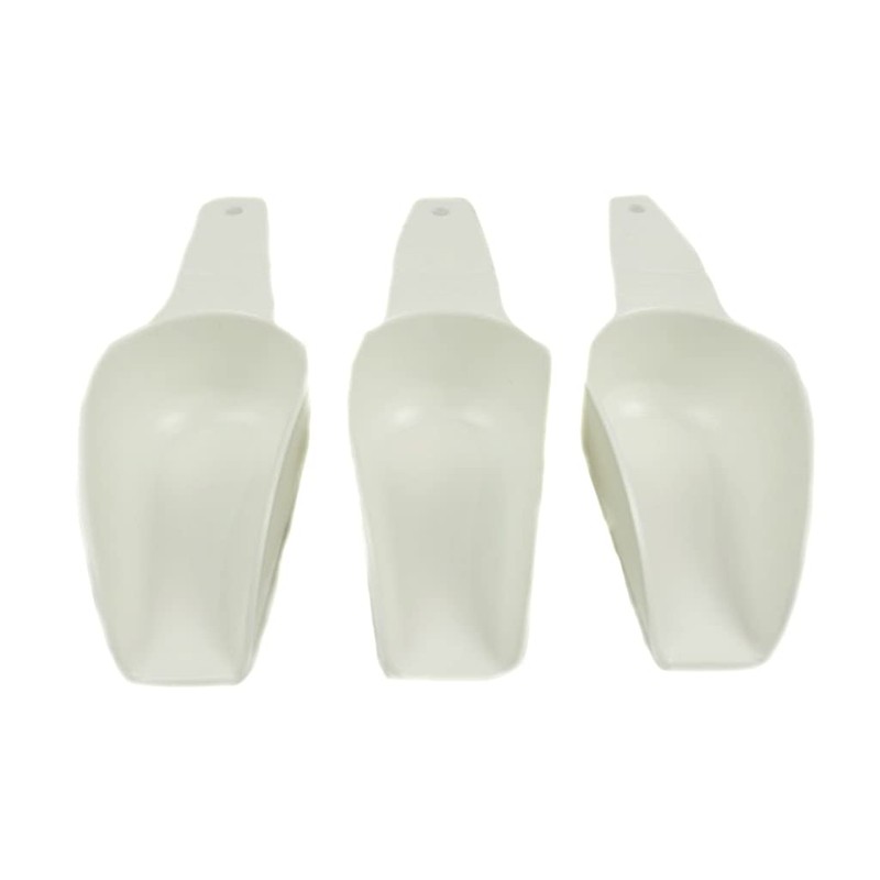 TUPPERWARE Baking Flour Scoop (3) White Flour Sugar Baking Aid