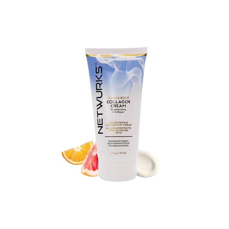 Crema De Colágeno Para Manos Y Cuerpo, Regeneradora Y Reparadora