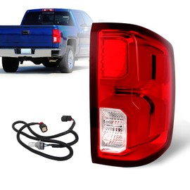 Ussbaye Led Tail Light Compatible with 2016 2017 2018 Chevy Silverado 1500 LTZ/High Country Taillights Tail Light Assembly with Harness GM2801294 84288719 （ Right Passenger Side）