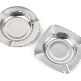 Classic Steel Ashtray for Commercial & Home Use Dual-purpose 5ea