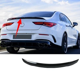 MUTUSAISI Gloss Black Rear Trunk Lip Spoiler Wing Fit for Mercedes CLA C118 CLA250 CLA35-AMG CLA45-AMG 2020 2021 2022 2023 2024 2025 Accessories