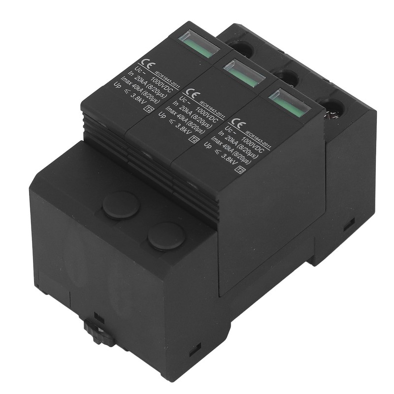 DC Surge Protector 40KV 3P Quick Response Flame Retardant Modular