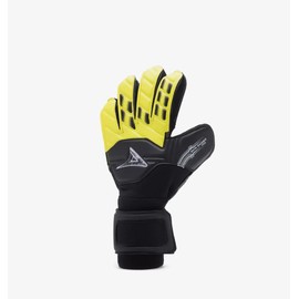 Pirma Kids' Goalkeeper Gloves – Strong Grip & Comfort for Young Soccer Stars (Sizes 3–6) (Yellow/Black, Size 4 6–7 Years Old 6.0" – 6.5" (15.2–16.5 cm))