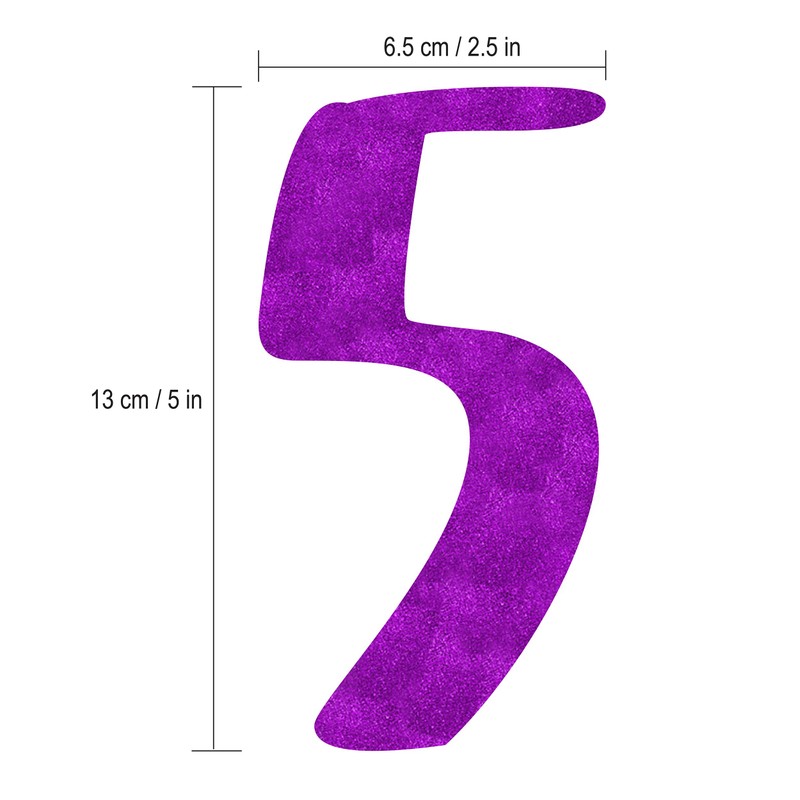 50 & Fabulous Purple Glitter Banner - Happy 50th Birthday