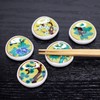 Chopsticks Rest Stylish Set of 5 Kutani Ware Yoshidaya Picture