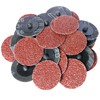 Hiqalty 100Pcs 2" inch Sanding Disc Roll Lock R-Type Sandpaper
