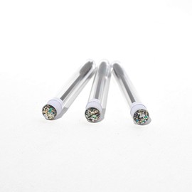 Lash Brush Wands | 20 Pack | Eyelash Extension Supplies | Disposable Lash Spoolie Brush | Black with Gold Fleck Design