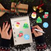 Pack of 24 Christmas Mini Erasers for Children, Cute Pencil