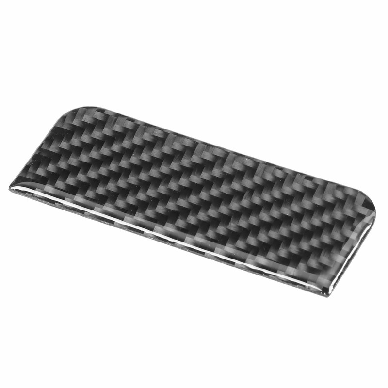 Carbon Fiber Copilot Storage Box Handle Trim Cover Fit for