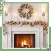 Riceshoot 4 Pcs 6ft Flower Garland with Peony & Rose