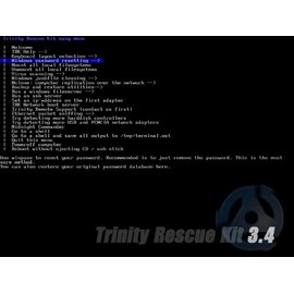 Reset lost Passwords with Trinity Rescue Kit 3.4 - Windows compatible Rescue and Data Recovery