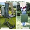 MOGUOBIN Folding Camping Chair Stool Portable Fishing Stool Outdoor Folding